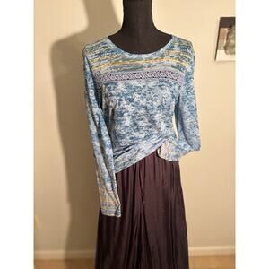 PRANA Tilly Long Sleeve Cut Out Top